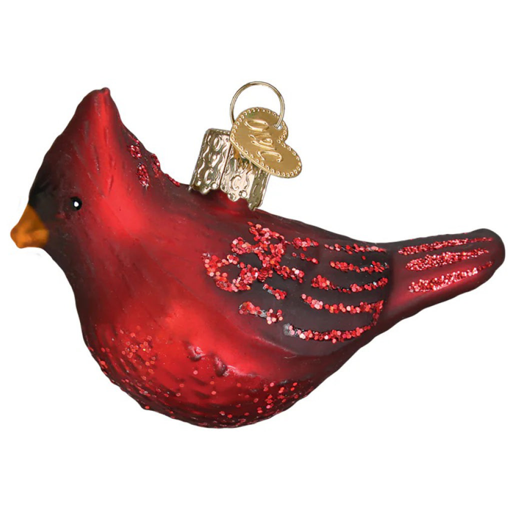 Mini Woodland Animal Ornament cardinal.