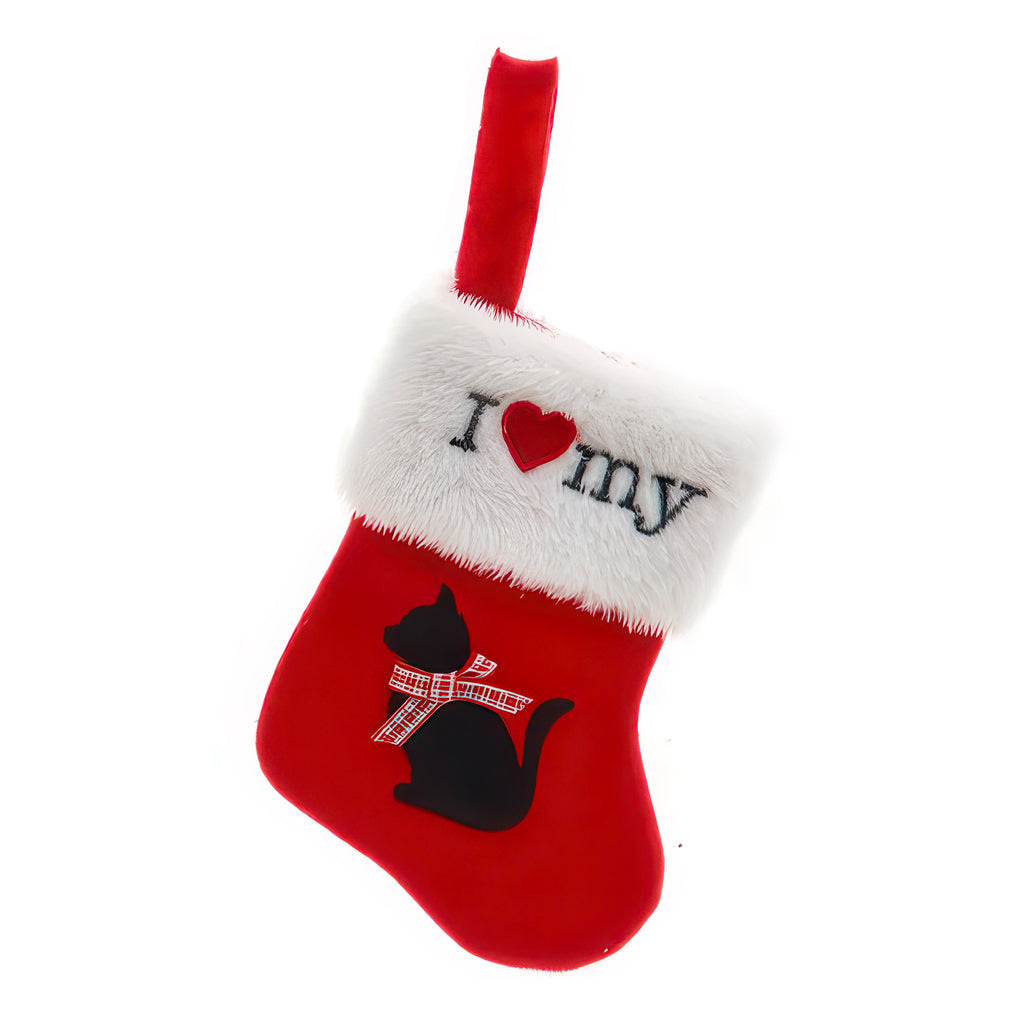 Miniature Cat Stocking Ornament.
