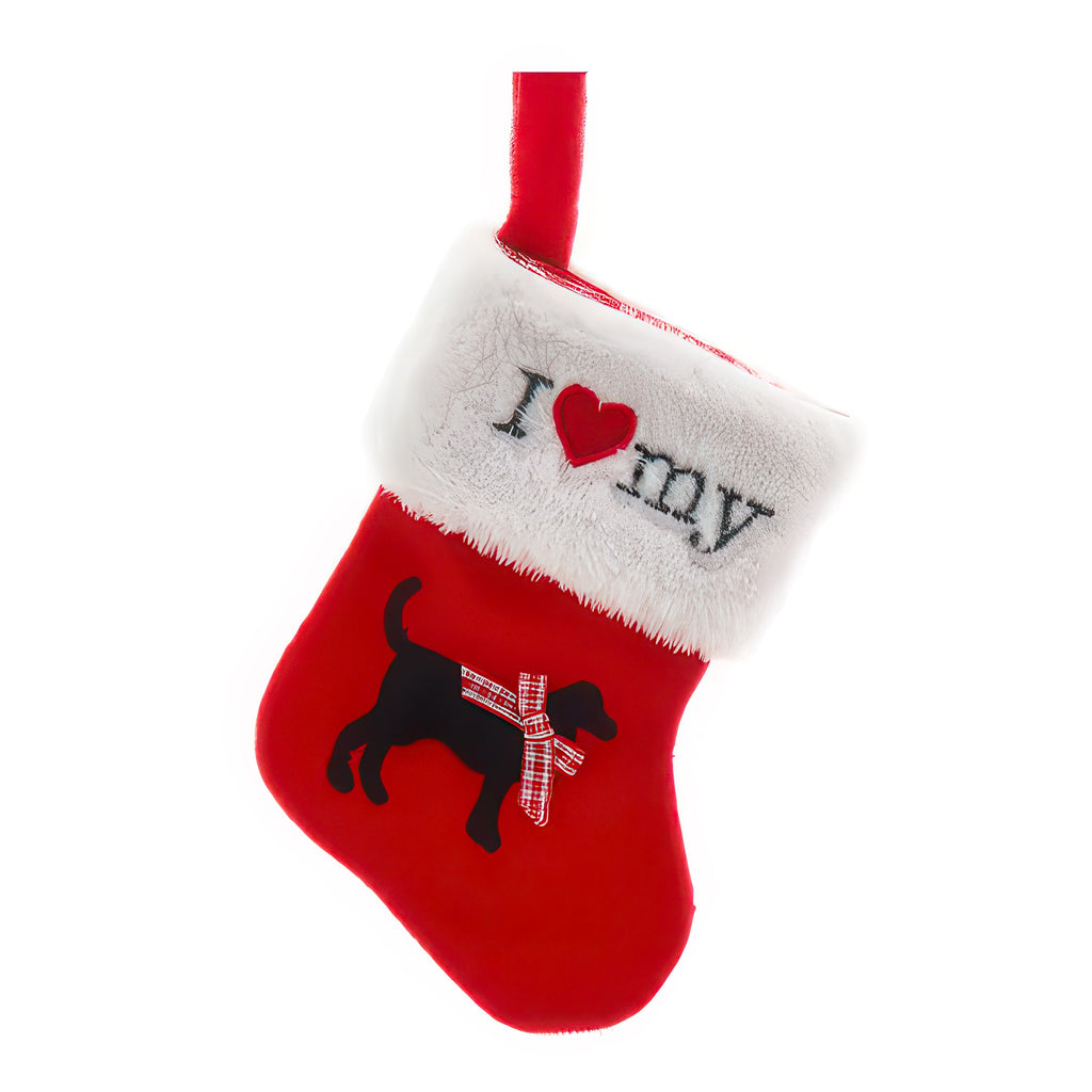 Miniature Dog Stocking Ornament.