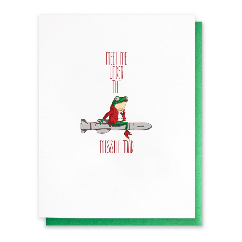 Missile Toad Christmas Card.