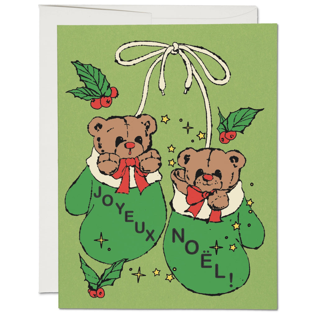 Mitten Bears Holiday Card.