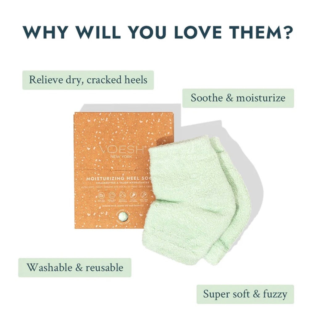 Moisturizing Heel Socks features.