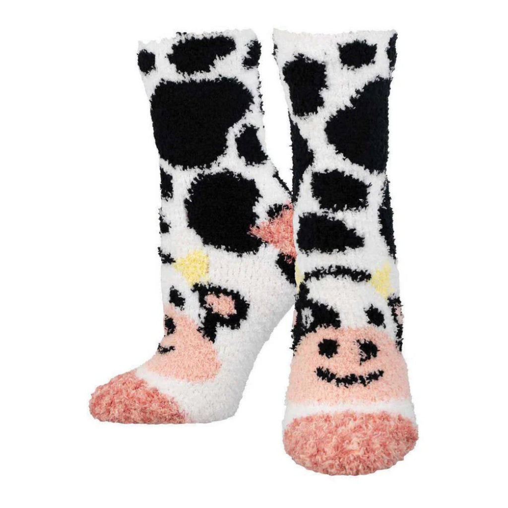 Moo Cow Warm & Cozy Socks.