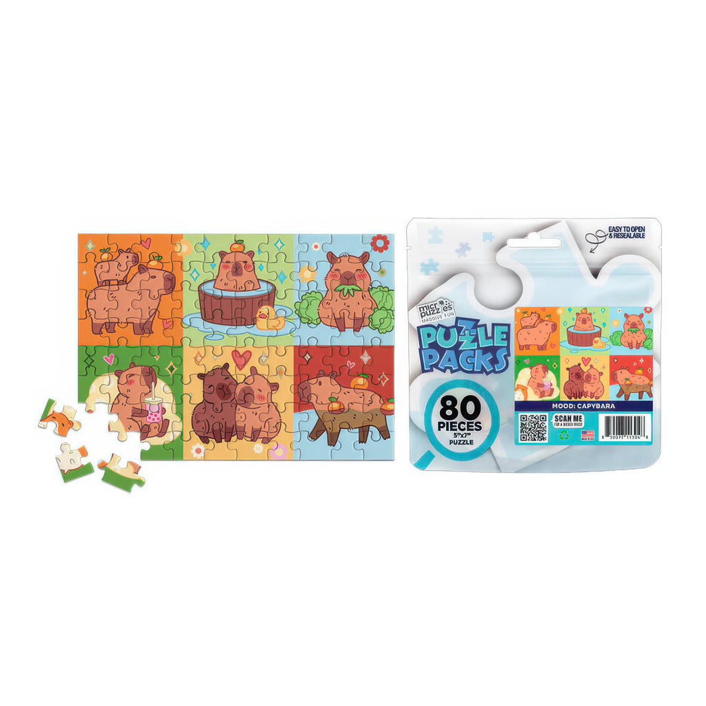 Mood: Capybara Puzzle Pack packaging.