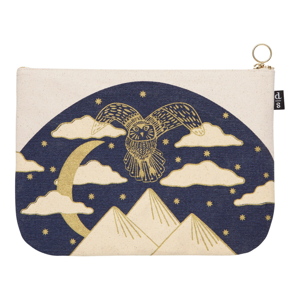 Moonlit Large Zipper Pouch.