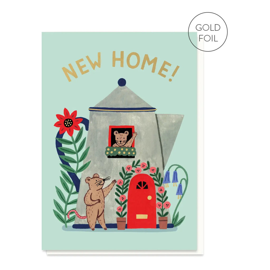 Mouse House New Home Card.