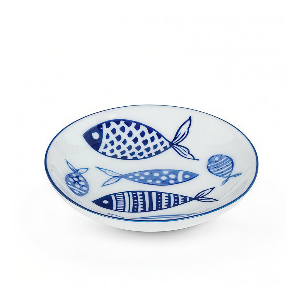 Multi Fish Shallow Dish.