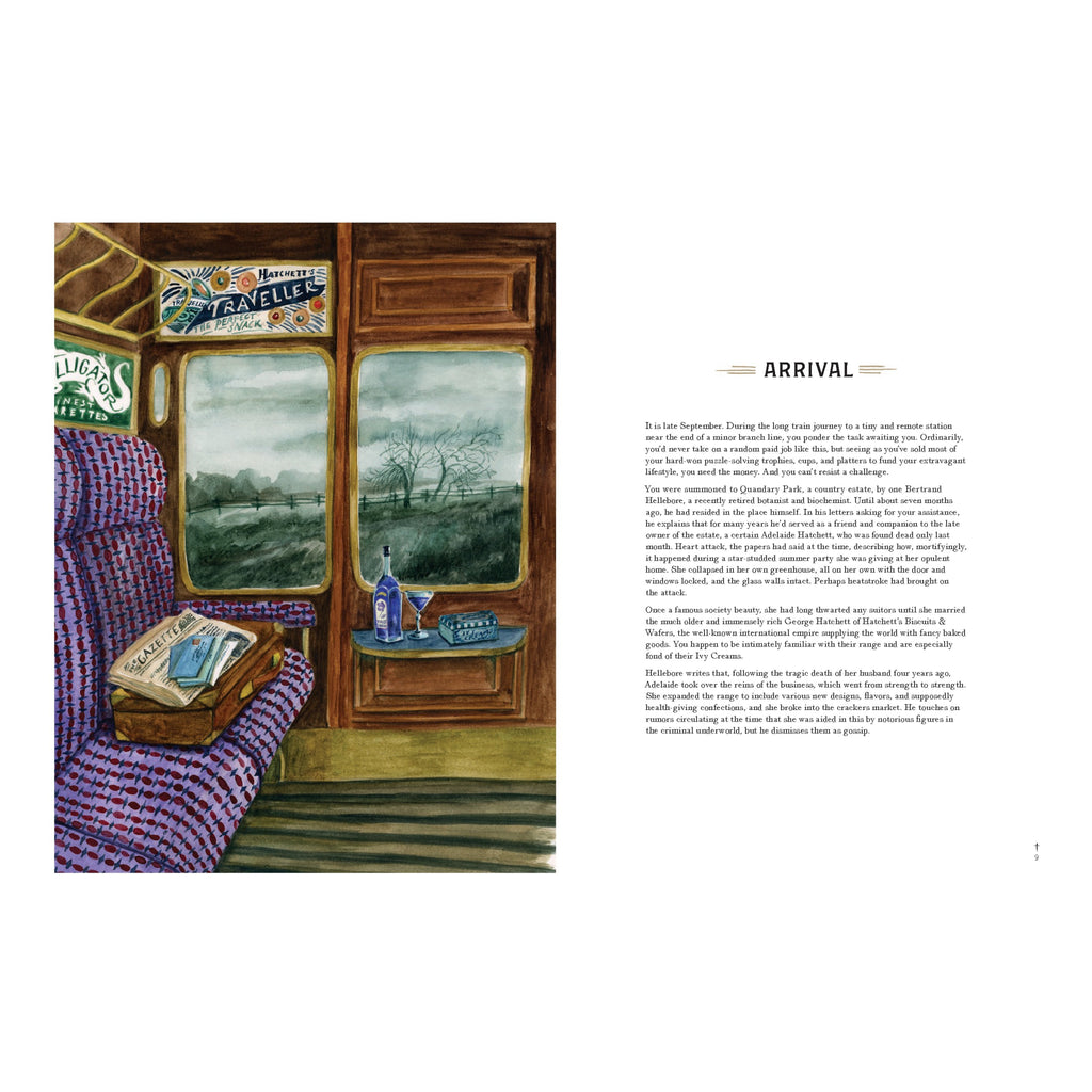 Murder Most Puzzling The Perilous Puzzles of Quandary Park - sample spread 2.