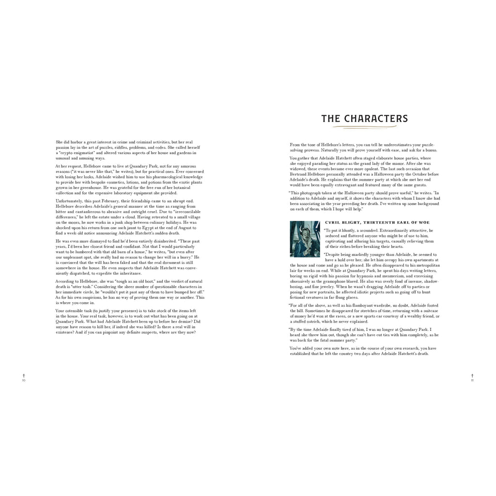Murder Most Puzzling The Perilous Puzzles of Quandary Park - sample spread 3.