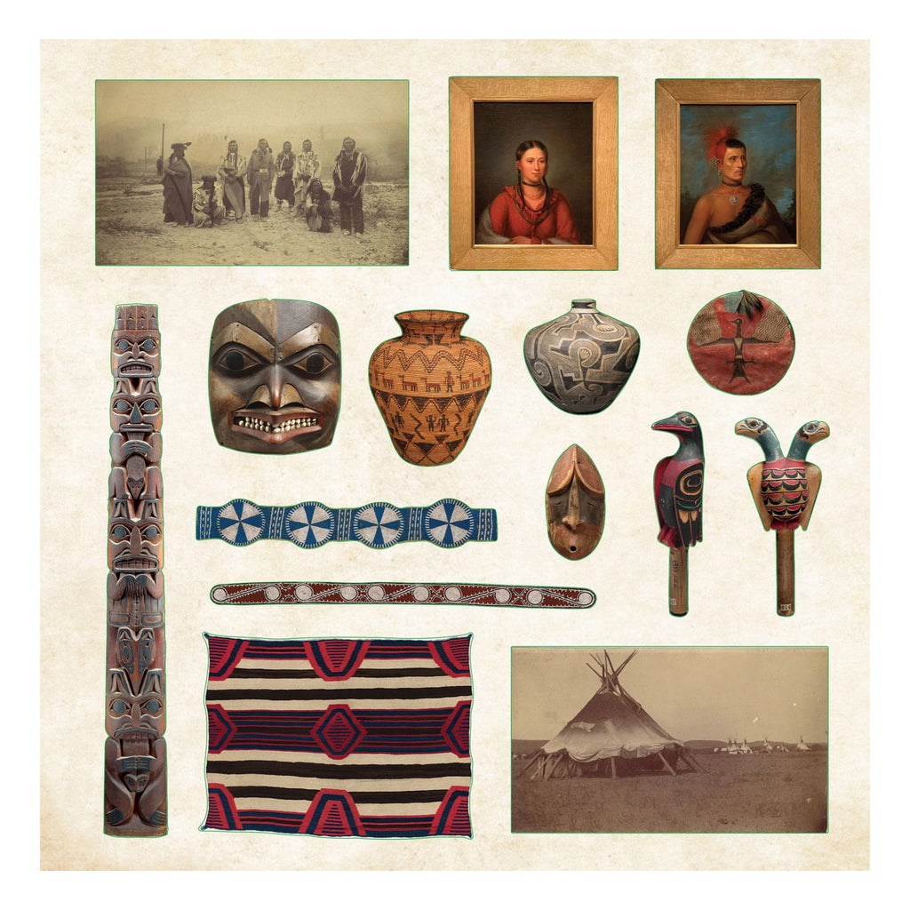 Museum Treasures Sticker Book - sample page 3.