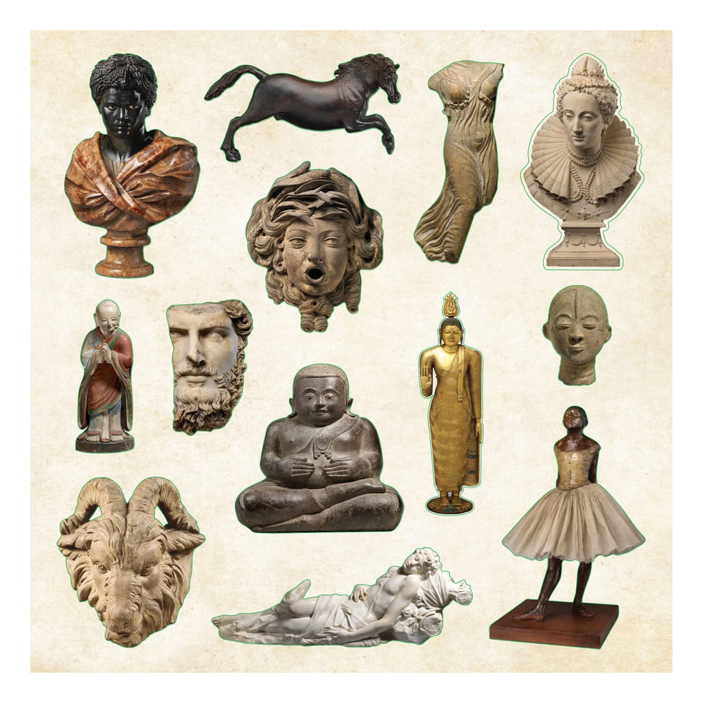 Museum Treasures Sticker Book - sample page 4.