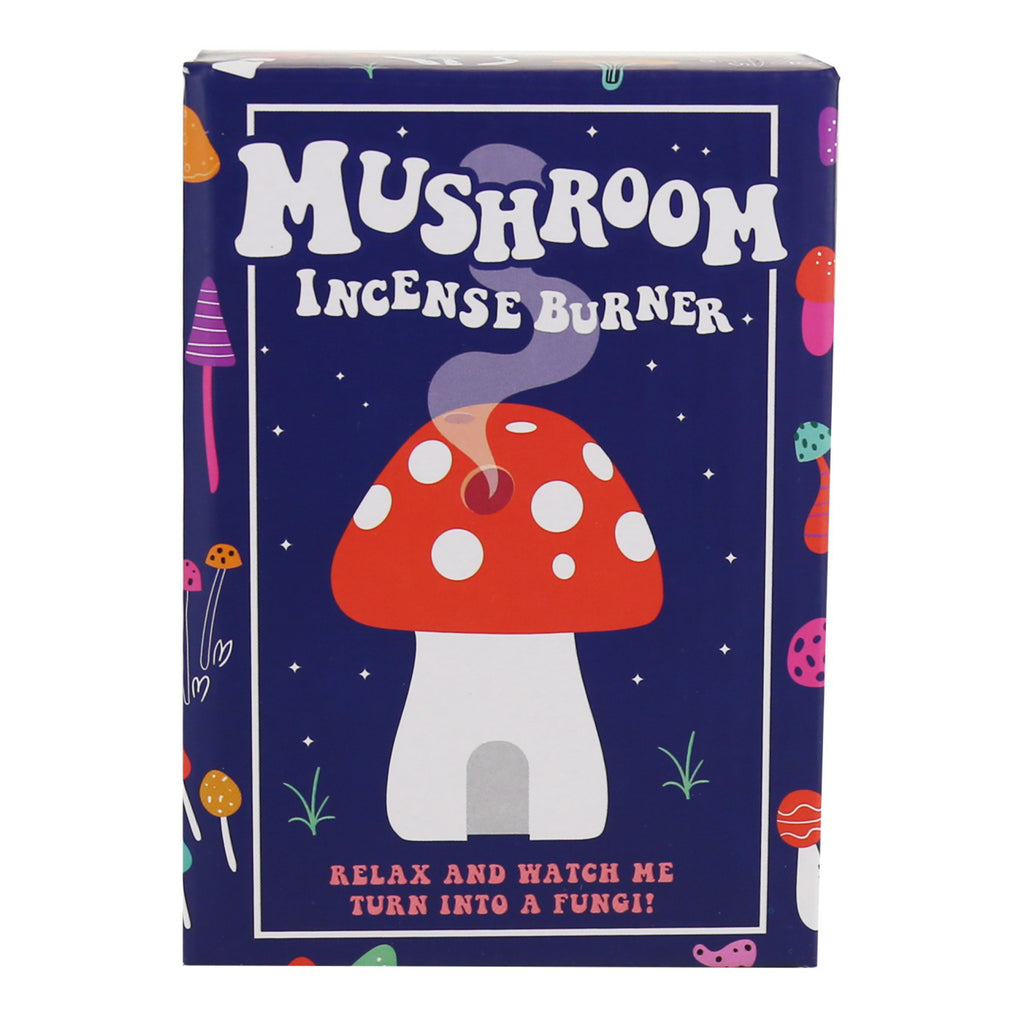 Mushroom Incense Burner packaging.