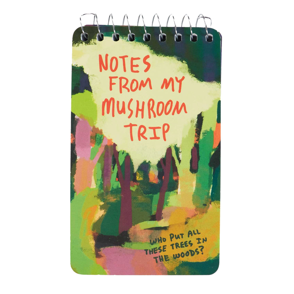 Mushroom Trip Spiral Notebook.