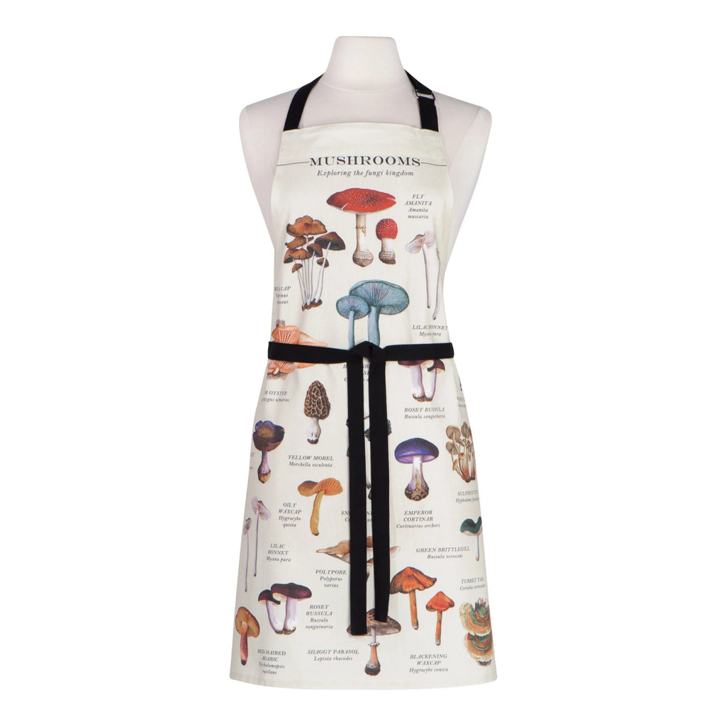 Mushrooms Fine Print Apron.