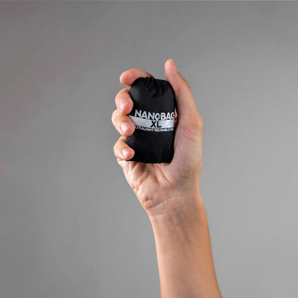 Nanobag XL Black packed.