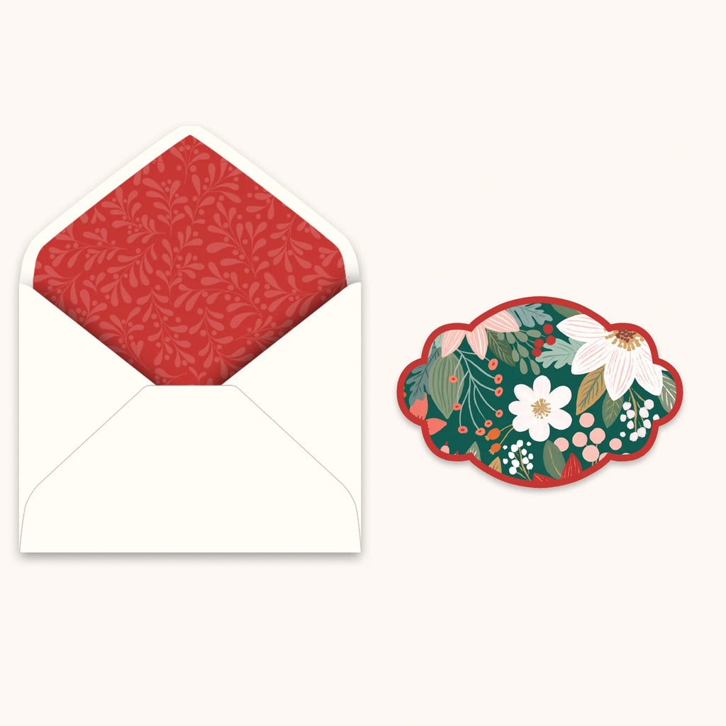 Nature's Celebration Deluxe Holiday Card envelope.