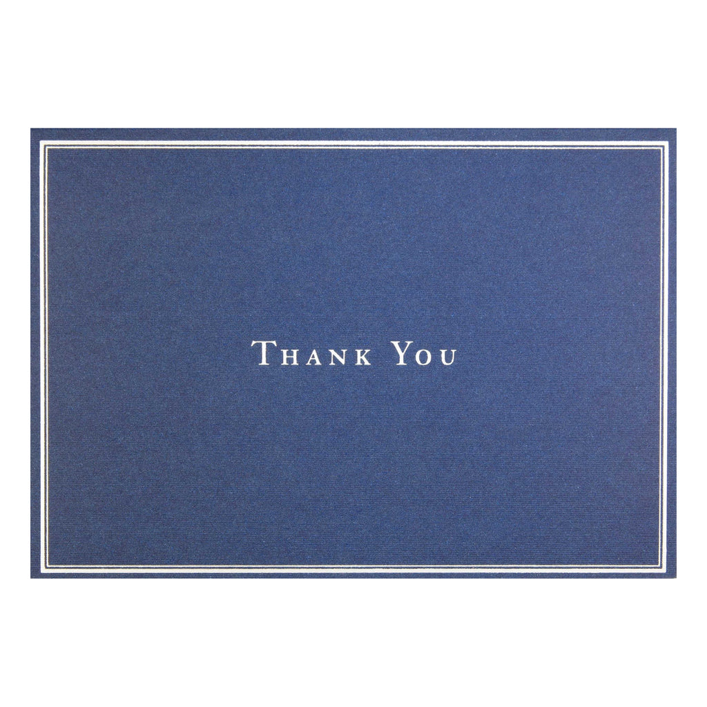 Navy Blue Boxed Thank You Cards.