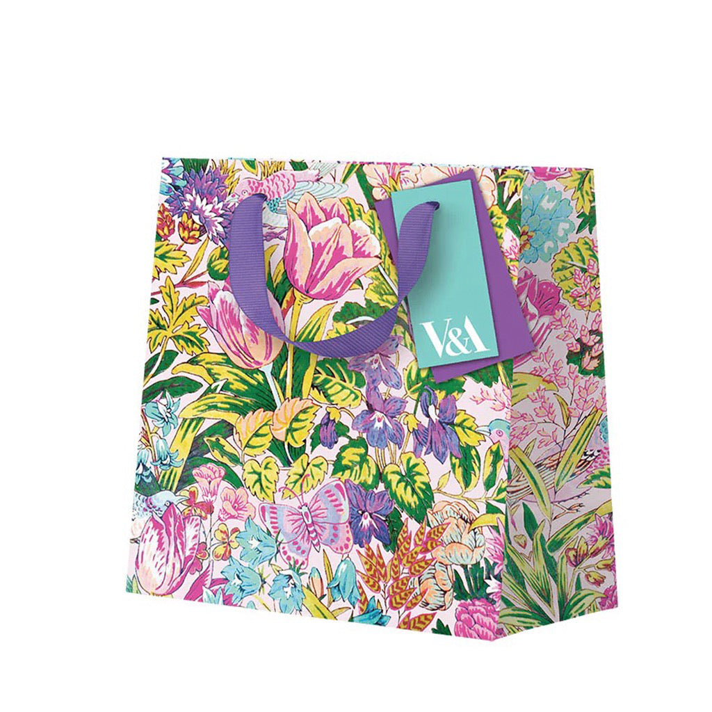 Neon Floral Mini Tulip Gift Bag.