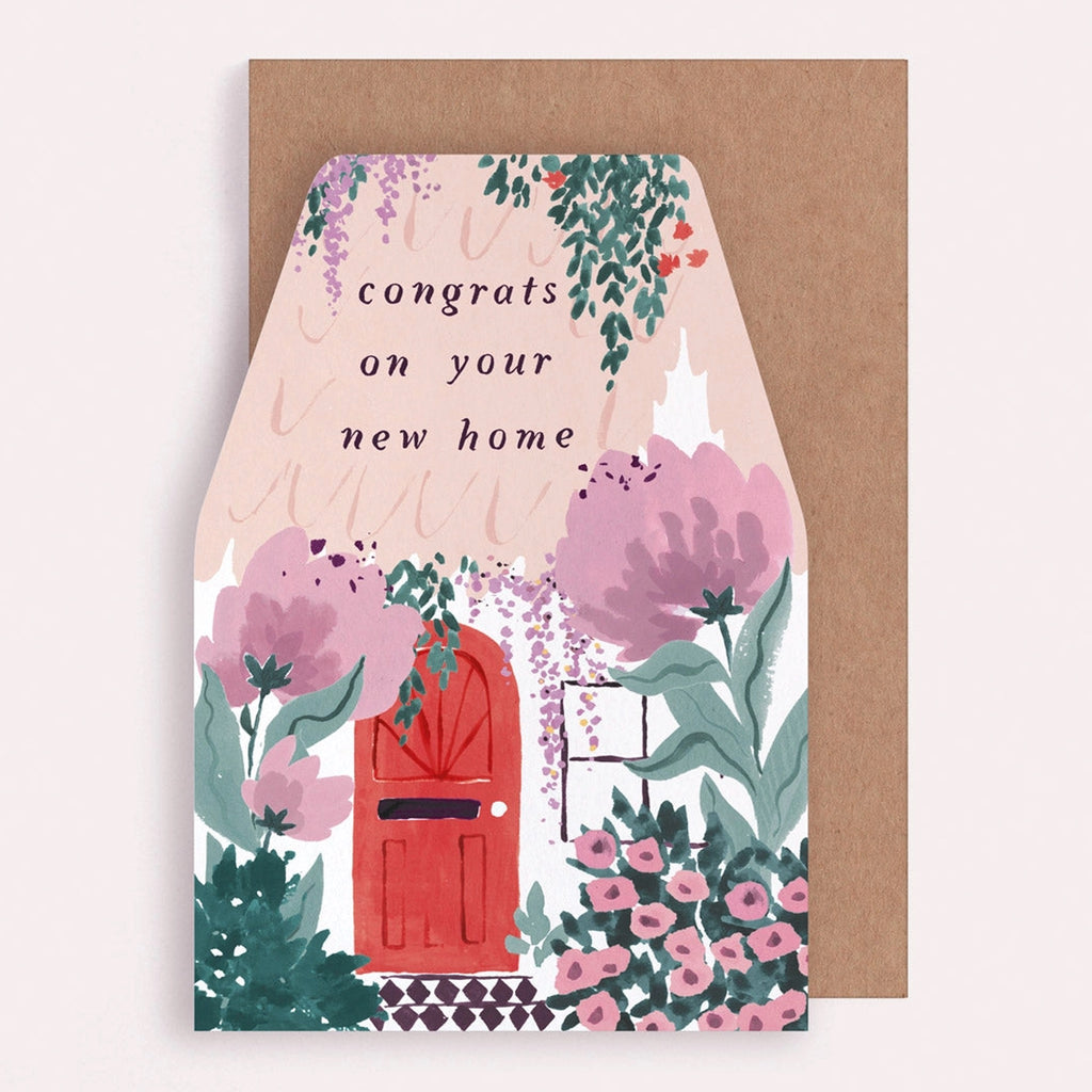 New Home Die-Cut Housewarming Card.