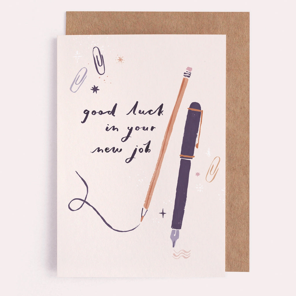 New Job Pencil Card.