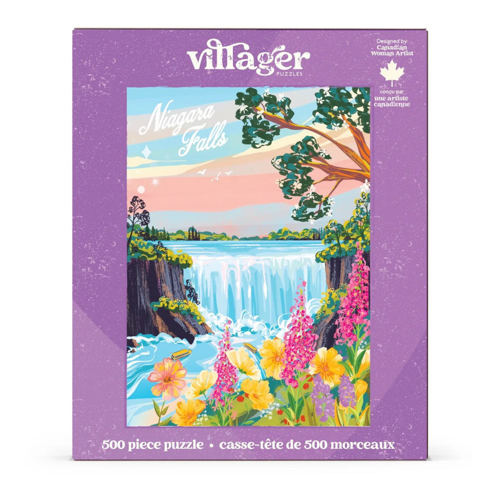 Niagara Falls Puzzle packaging.