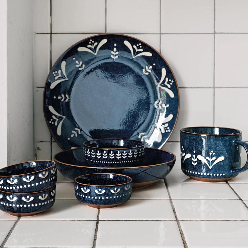 Nightbloom Soup Bowl 5.75 Inch on counter.