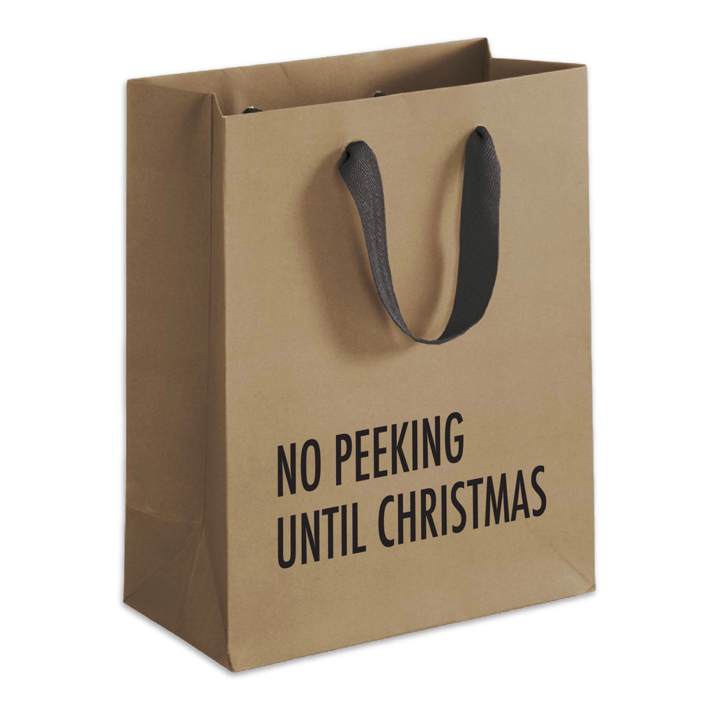 No Peeking Christmas Gift Bag.