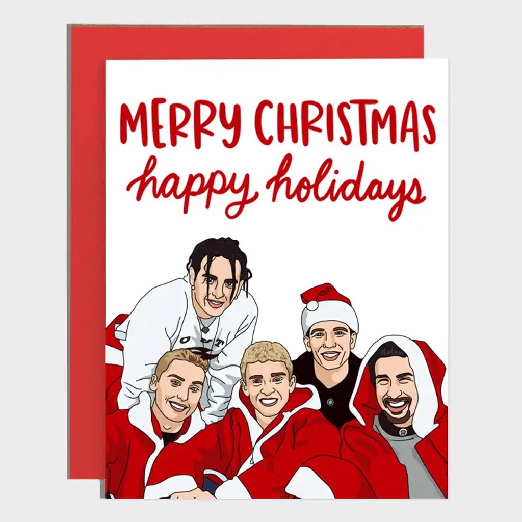 NSYNC Christmas Holiday Card.