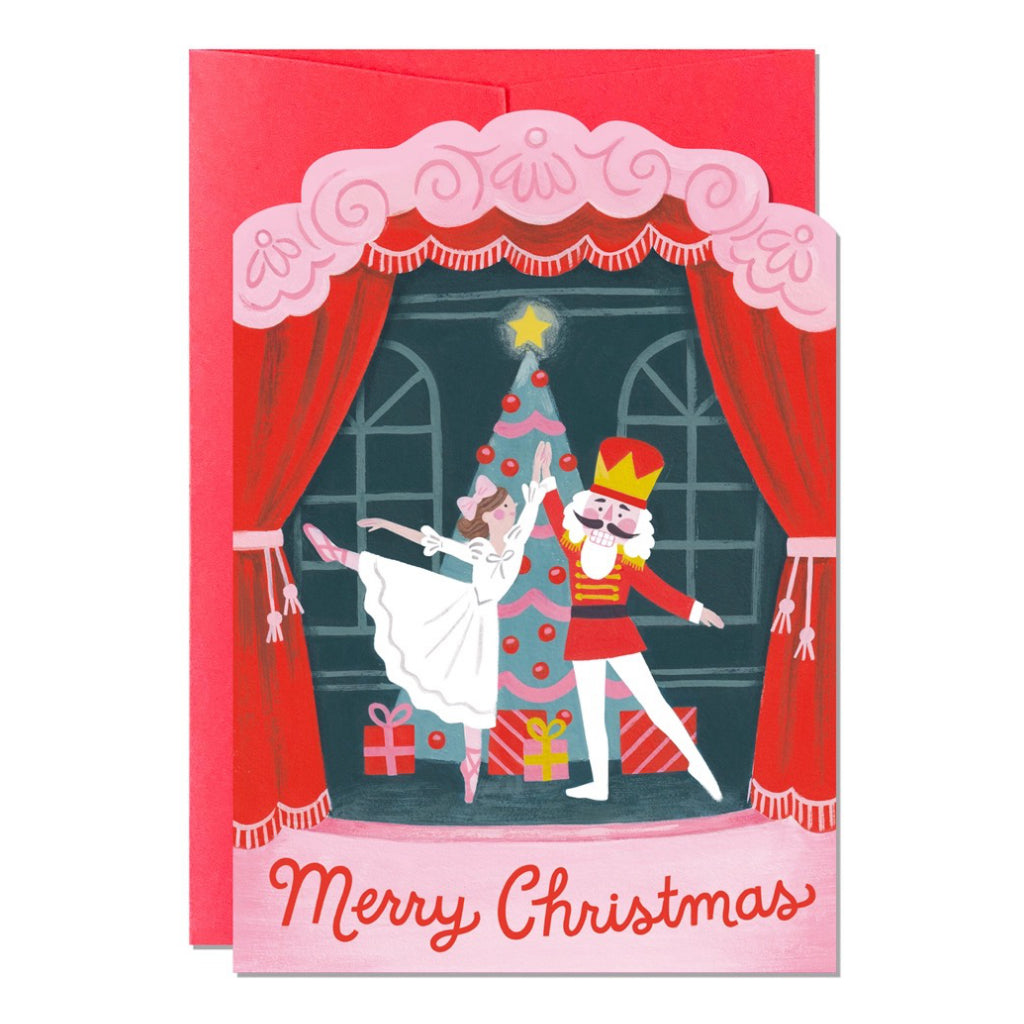 Nutcracker Ballet Christmas Card.