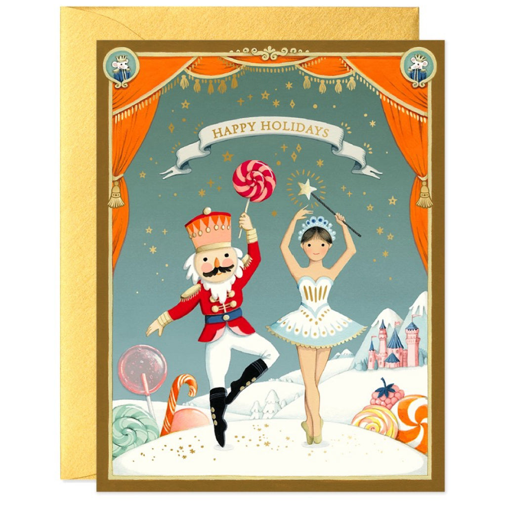 Nutcracker Holiday Greeting Card.