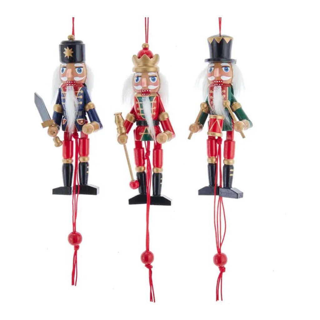 Nutcracker Pull Puppet Ornament.