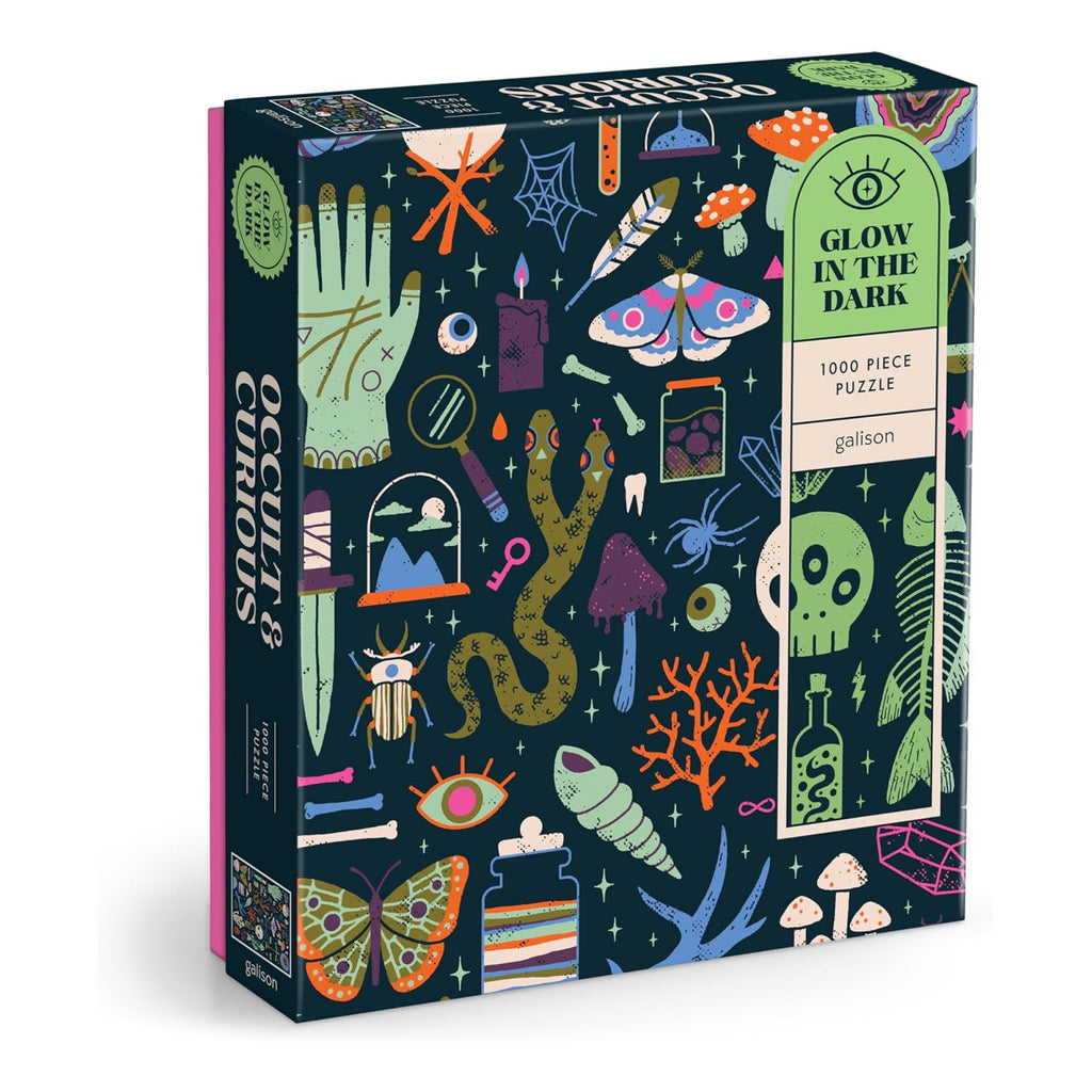 Occult And Curious Glow In The Dark Puzzle packaging.