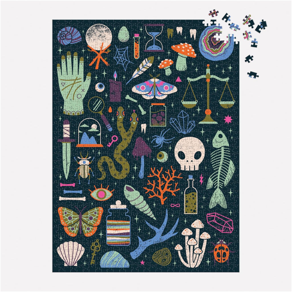 Occult And Curious Glow In The Dark Puzzle.