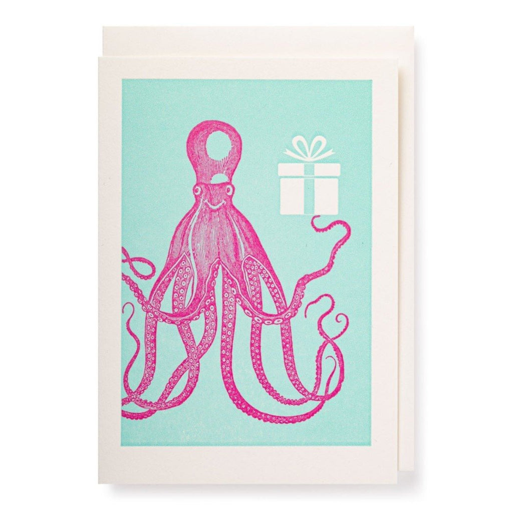 Octopus Present Mini Card.