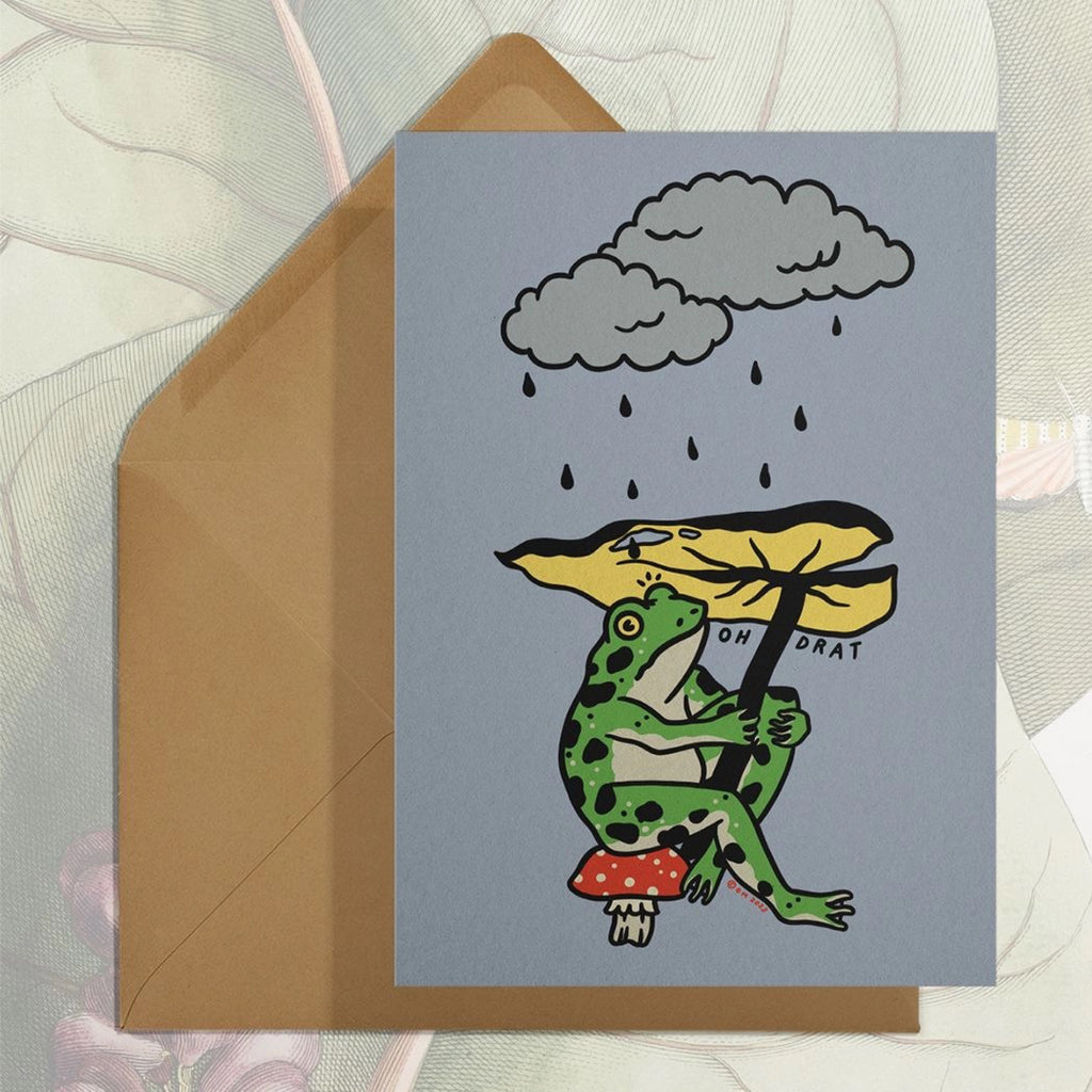 Oh Drat Rain Cloud Card.