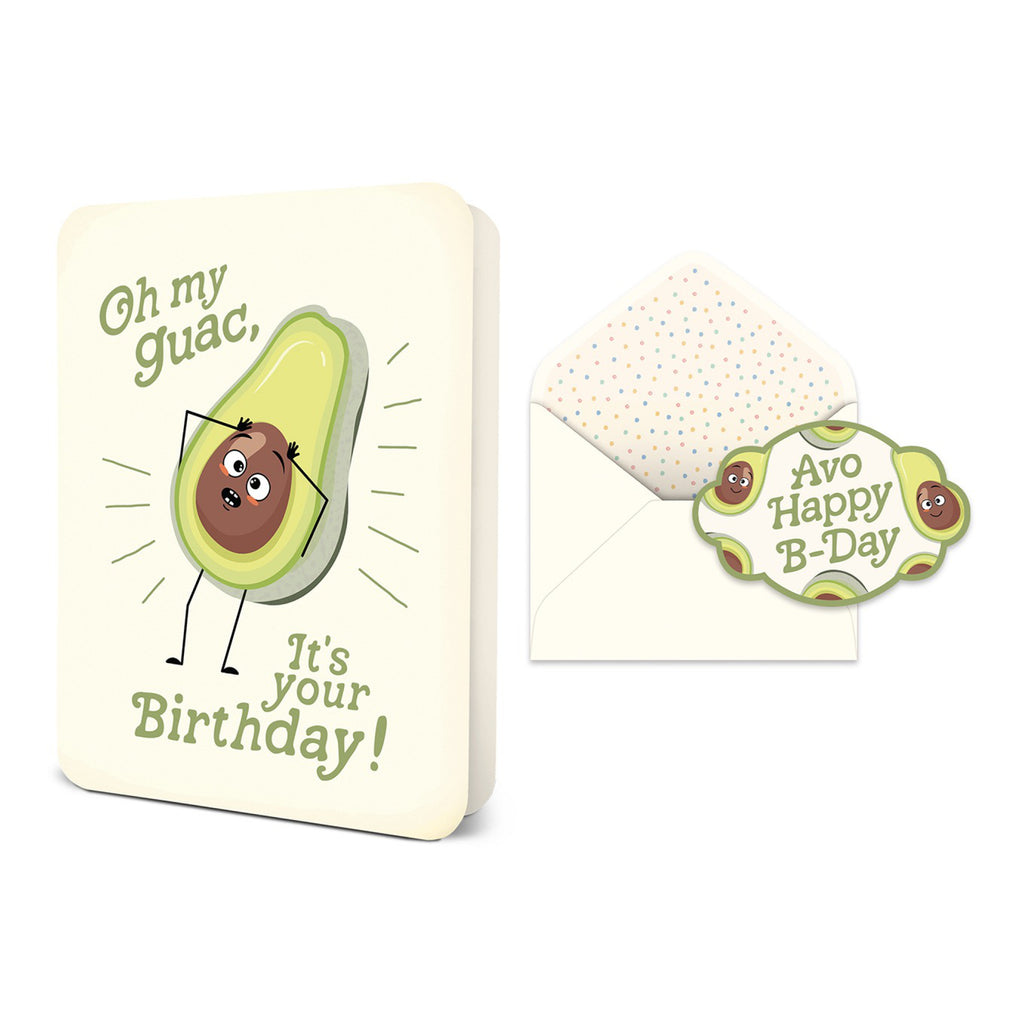 Oh, My Guac Birthday Card.