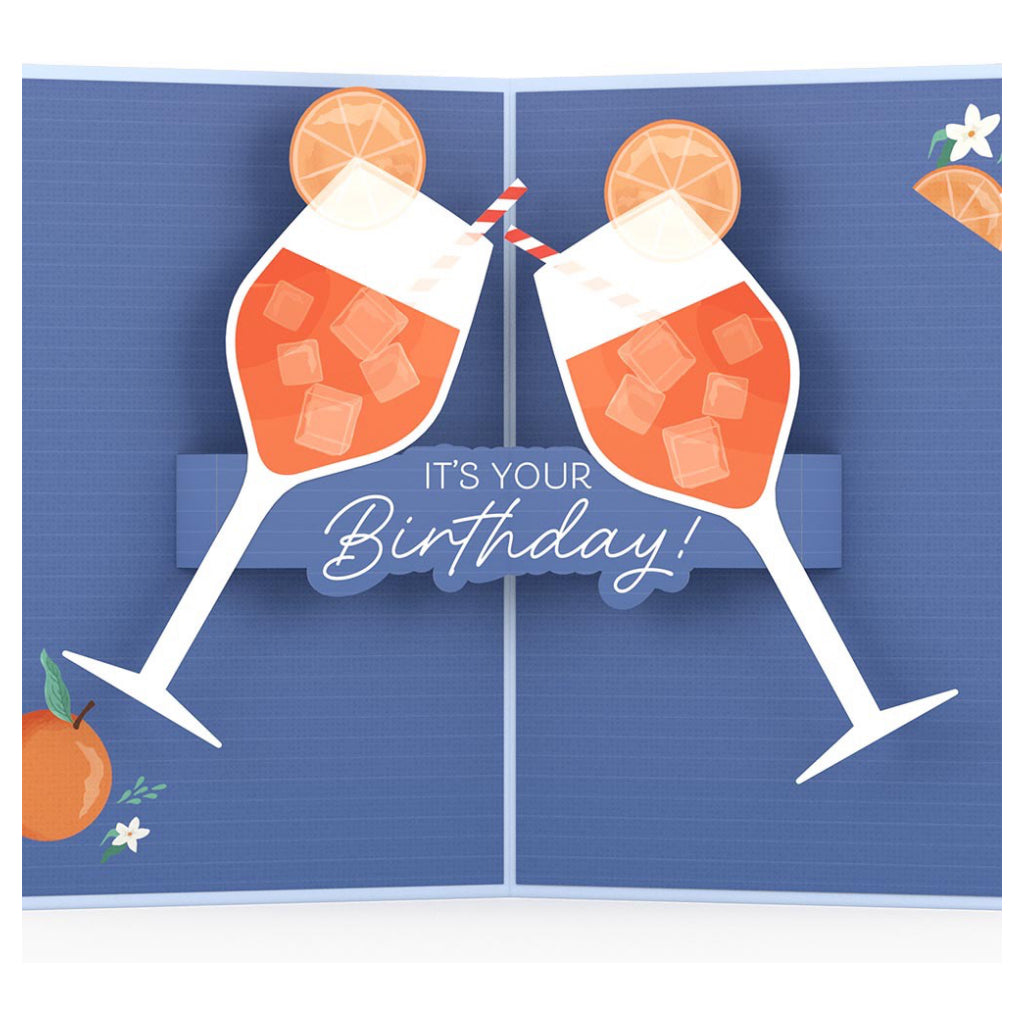 Oh Spritz! Birthday Pop-Up Card.