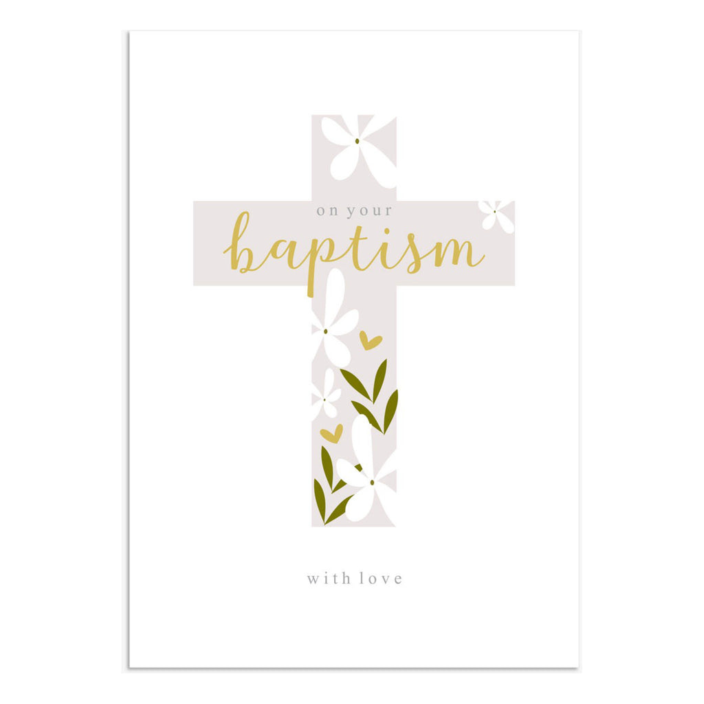 On Your Baptism Card.