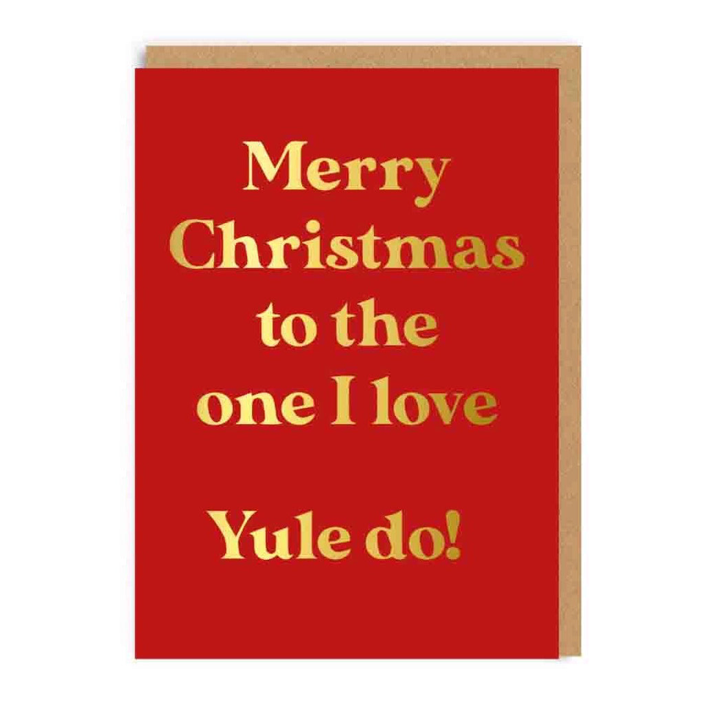 One I Love Yule Do Christmas Card.