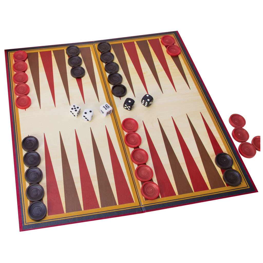 Open view of Backgammon.