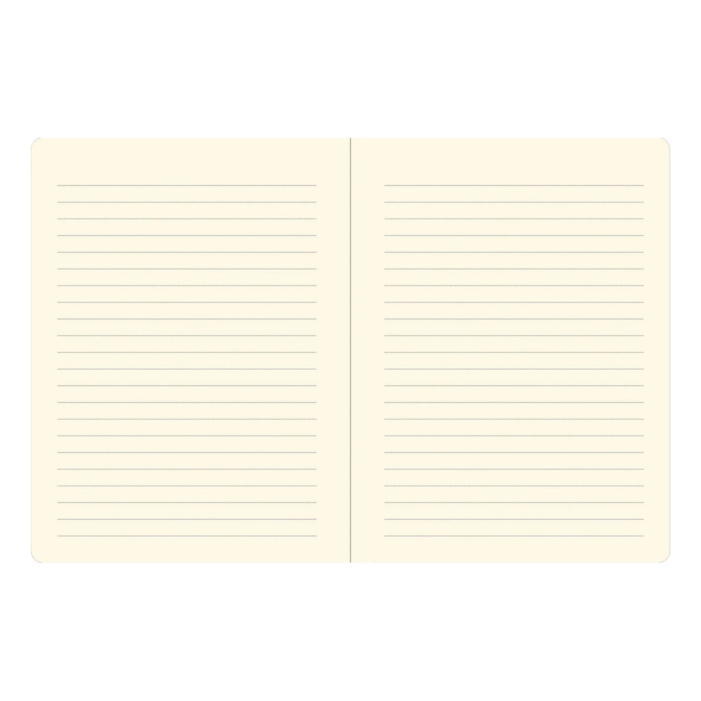 Open view of Blossoming Cherry On A Moonlit Night Journal.