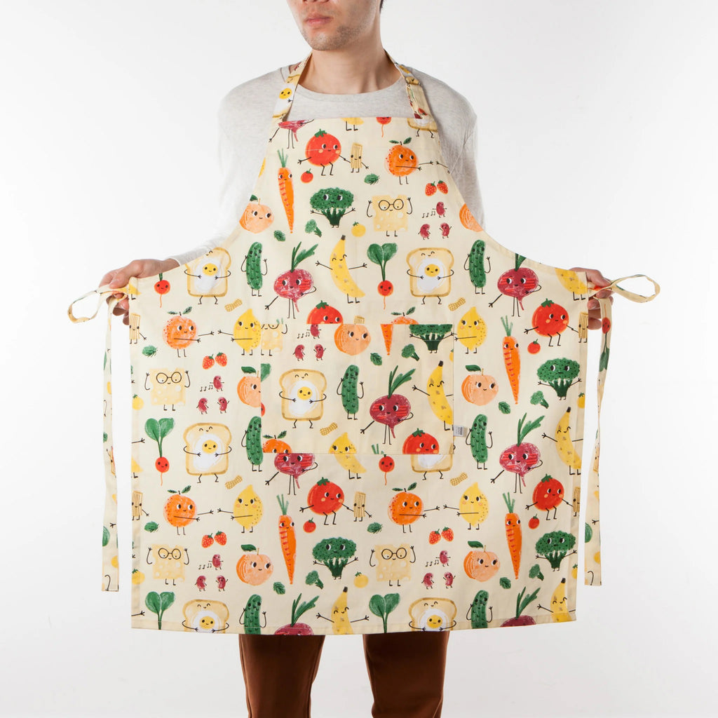 Open view of Funny Food Apron.