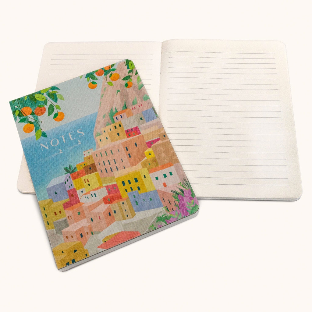 Open view of Italian Vista Medium Deconstructed Journal.