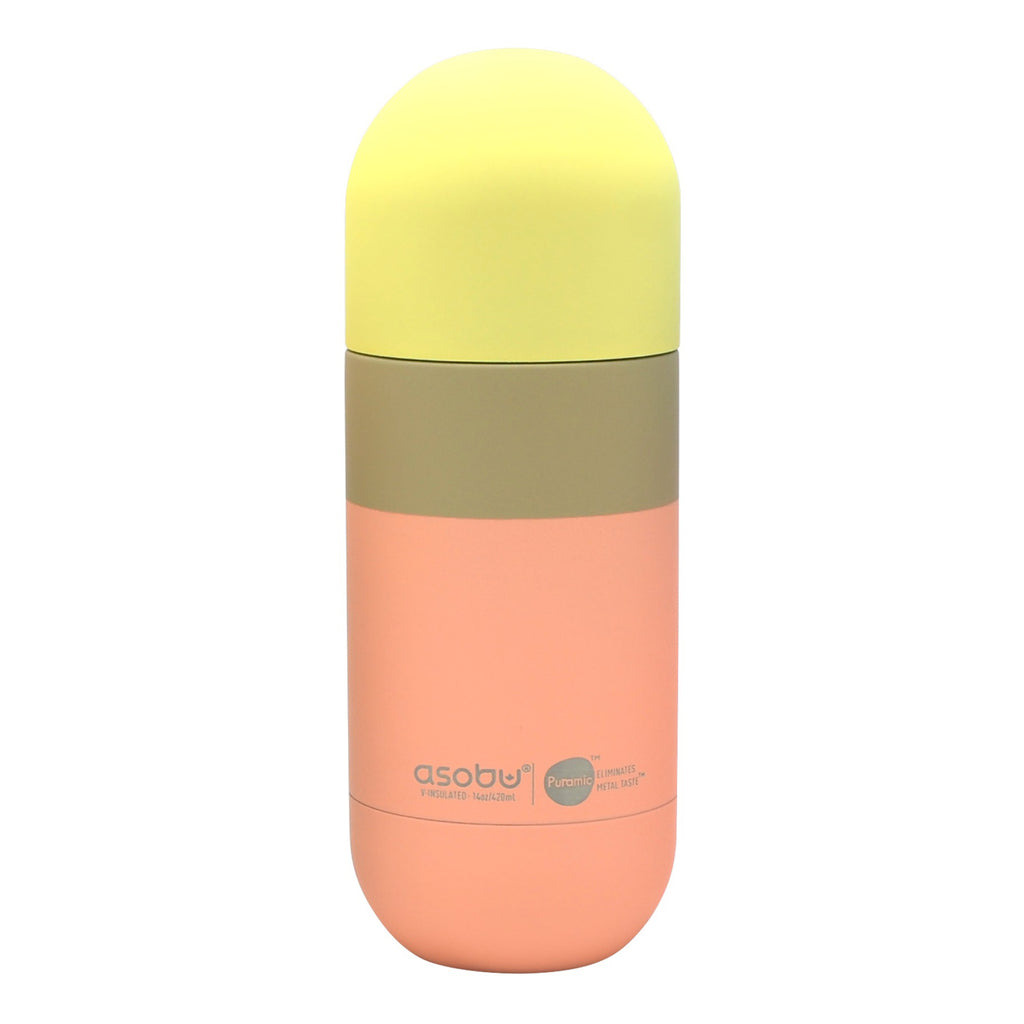 Orb Pastel Peach Water Bottle.