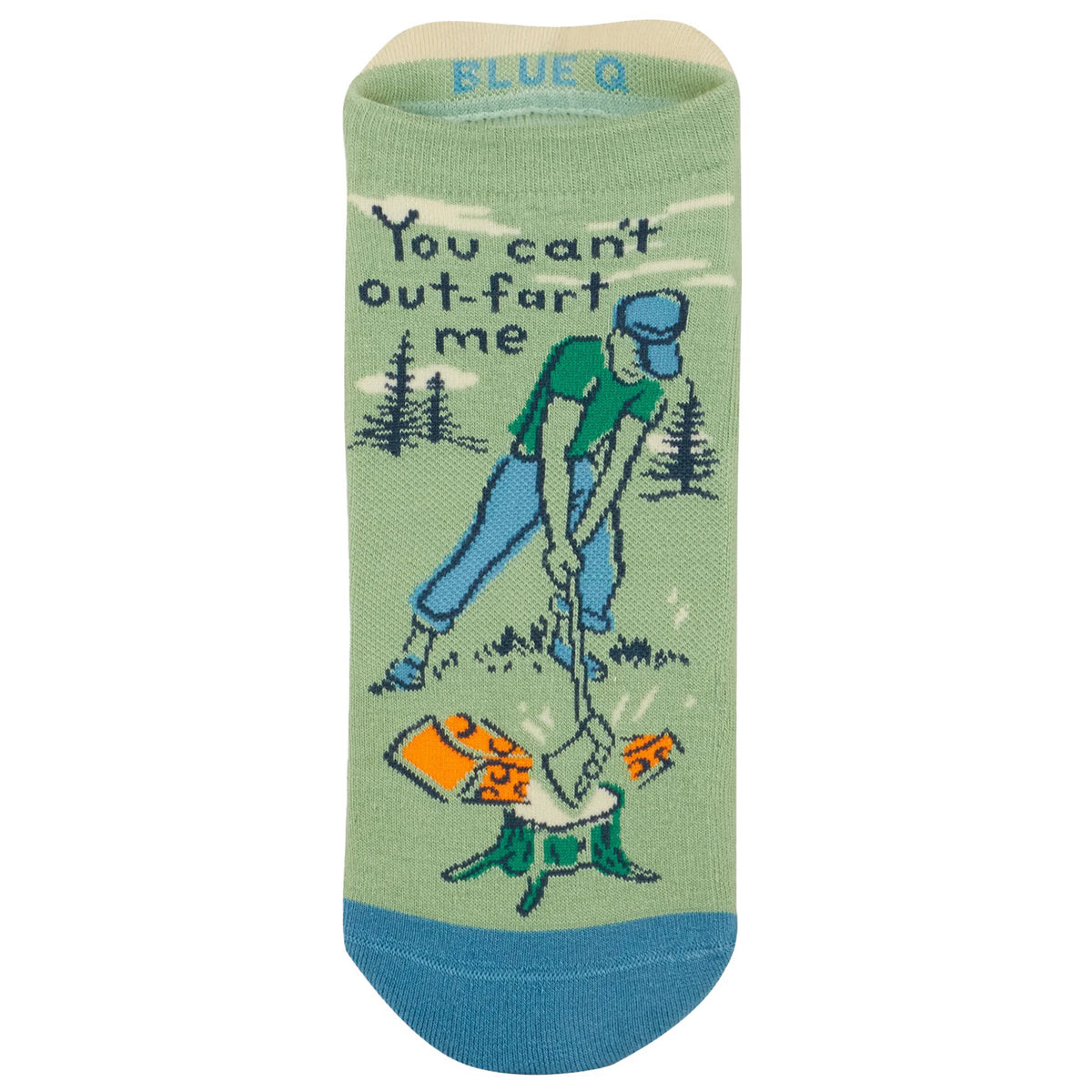 Out-Fart Me Sneaker Socks L/XL | Blue Q – Outer Layer