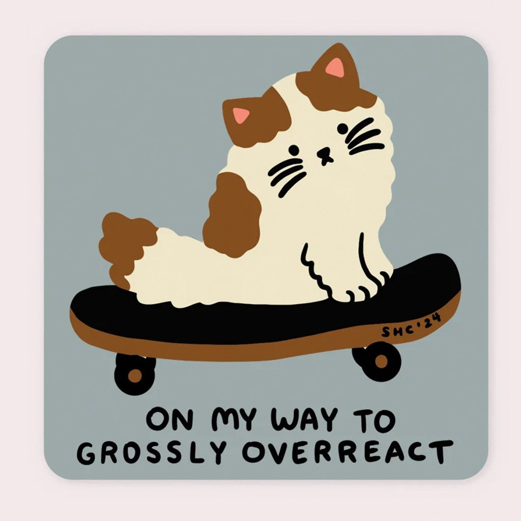 Overreact Vinyl Sticker | Stay Home Club – Outer Layer