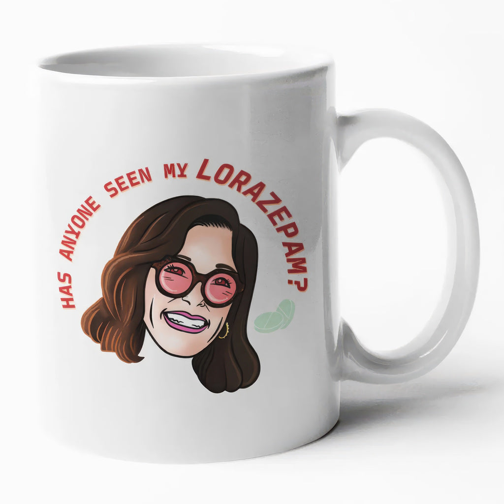 Parker Posey Lorazepam White Lotus Coffee Mug.
