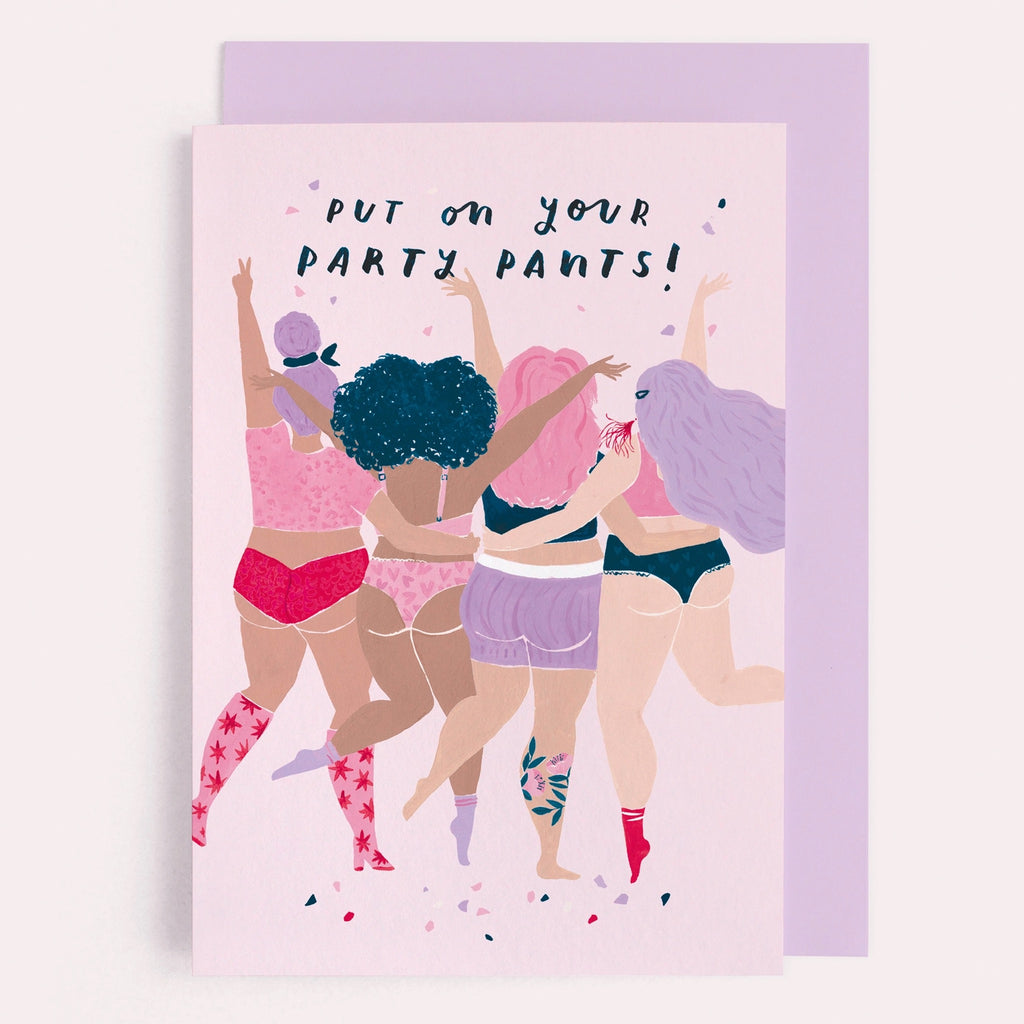 Party Pants Birthday Card.