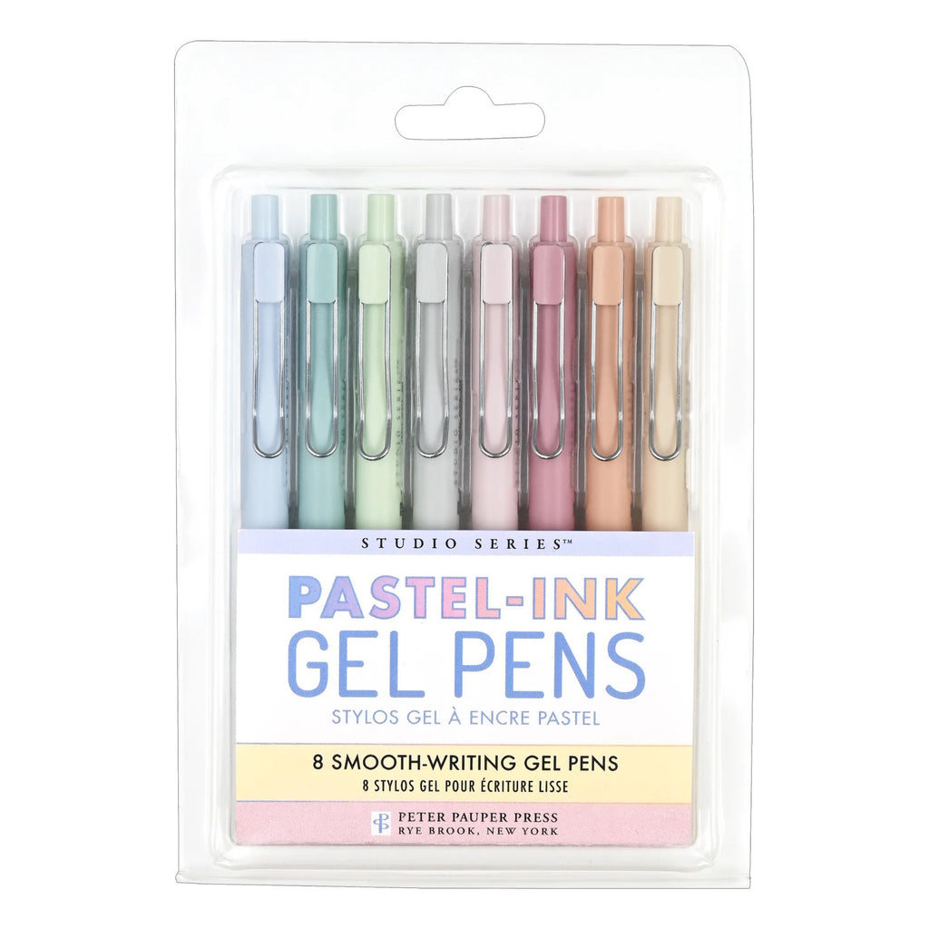 Pastel Gel Pens packaging.