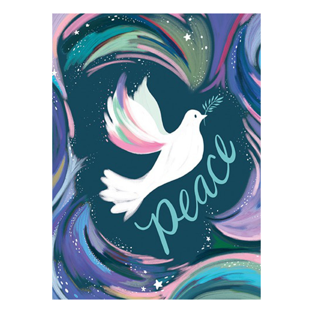 Peace Dove Holiday Card.